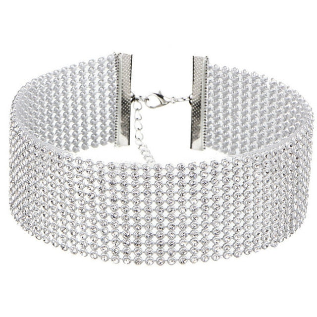 Choker de Rhinestone de Cristal